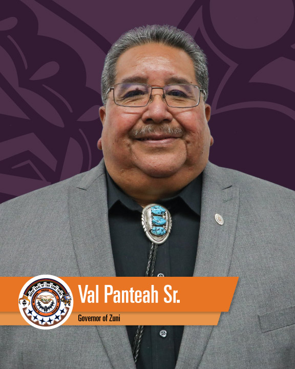 Val Panteah Sr. governor of Zuni Pueblo