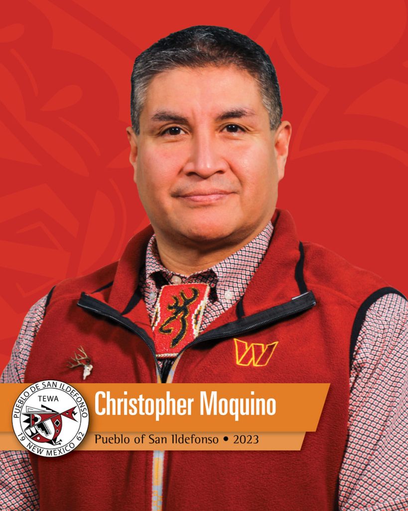 Pueblo of San Ildefonso Governor Christopher Moquino
