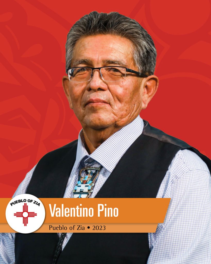 Pueblo of Zia Governor Valentino Pino